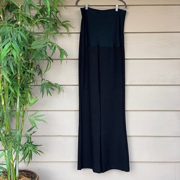 Bonded Couture Black Flare Slacks w/ High Waist
